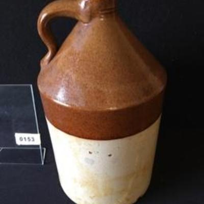 Antique Stoneware Whiskey Jug Jar