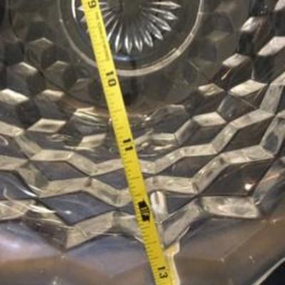 American Fostoria Large Center Clear Punch Bowl