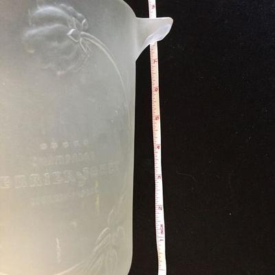 Frosted Glass Perrier Champagne Bucket