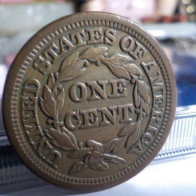 1847 Braided hair liberty cent.