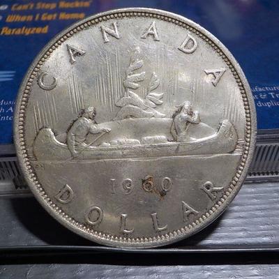 1960 Canadian Sliver dollar.