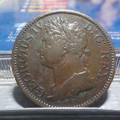 1822 King George 1V coin/ D,G.. Rex