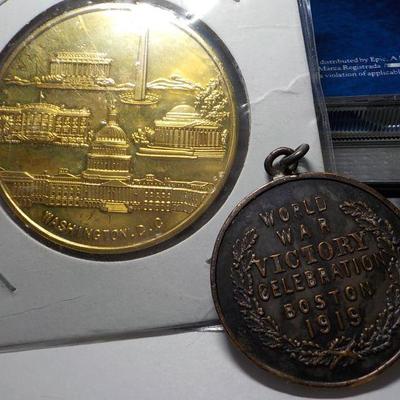 1919 End of War Real Token and Presidential Token from White house.