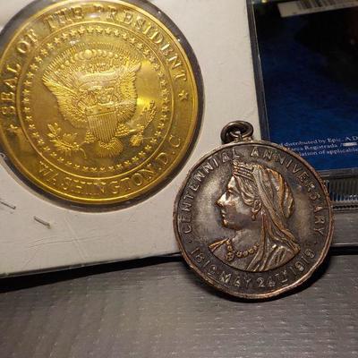 1919 End of War Real Token and Presidential Token from White house.