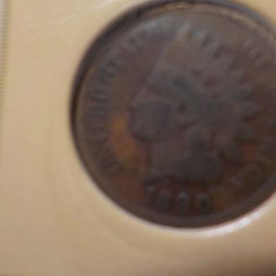 1890 Indian Head in folder holder.
