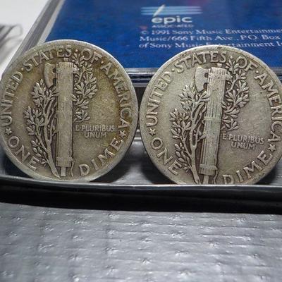 4 - Mercury Dimes- 1939,41,45, 38