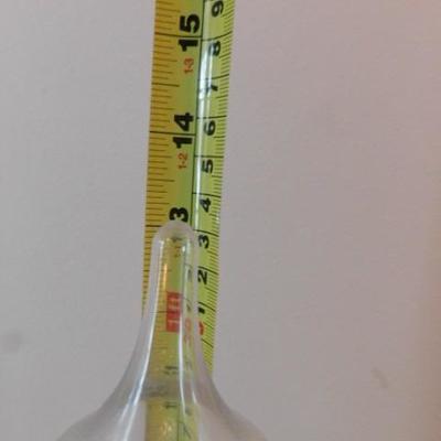 Vintage German Handmade Galileo Thermometer 13