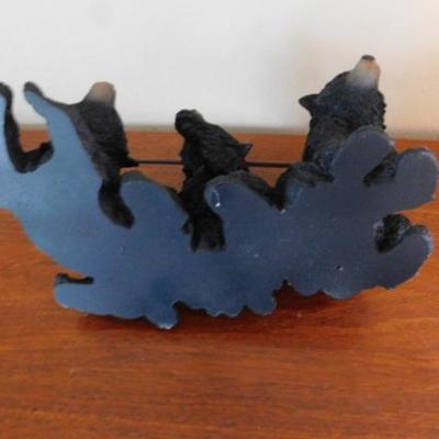 Resin Family of Bear Cubs Statue 10