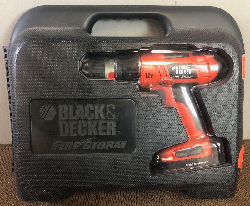 Lot #139 Black & Decker Firestorm 12 Volt Drill