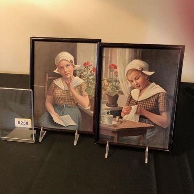 Two Vintage Darling Dutch Prints