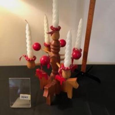 Swedish Folk Art Appletree & Candles