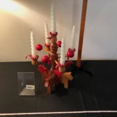Swedish Folk Art Appletree & Candles