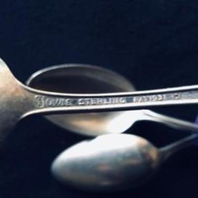Lot of Four Antique Sterling Silver Teaspoons 120 grams