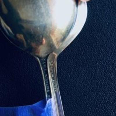 Non-Matching Sterling Spoon Pair (28g Each)
