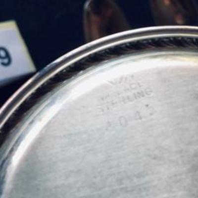 Sterling Silver Plate & Three-Spoon Lot