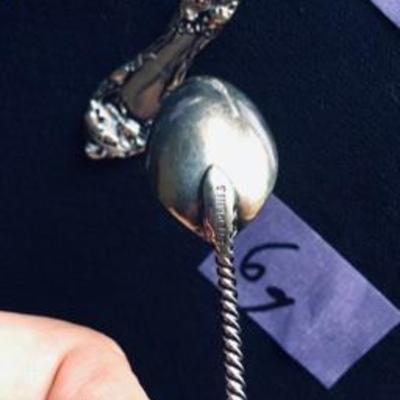 Lot of Three Different Sterling Silver Spoons 24g; 18g; 6g