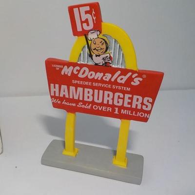 Collectors Model of the first McDonalds Restaurant.