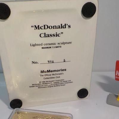 Collectors Model of the first McDonalds Restaurant.