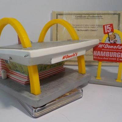 Collectors Model of the first McDonalds Restaurant.