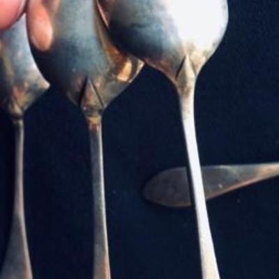Lot of Six Sterling Silver Swedish Spoons
