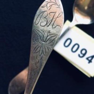 Lot of Six Sterling Silver Swedish Spoons