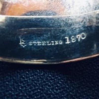 Pair Two Sterling Silver Napkin Rings 18g & 22g