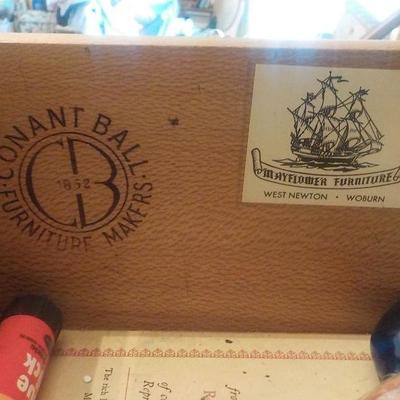 Conant Ball " Mayflower Furniture" Rock maple Kitchen Cupboard . No contains.