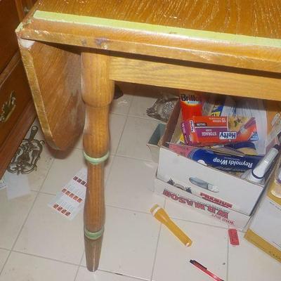 Apartment size kitchen Fold down Table.