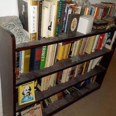 Stand up Solid wood book shelve. (no contents)