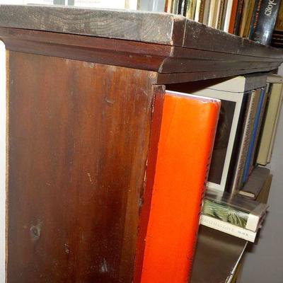 Solid wood book shelve . No Contents.