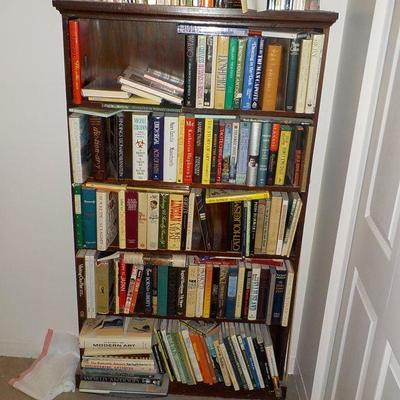 Solid wood book shelve . No Contents.