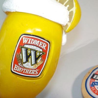 " Beer Taps"  , Widmer Brothers Beer tap and Becks Beer taps.