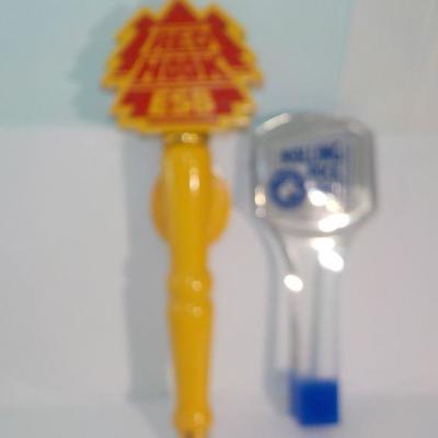 "Red Hook ESB Beer Tap and Rolling Rock Beer tap.