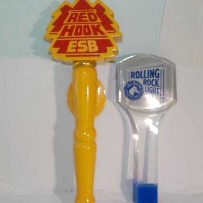 "Red Hook ESB Beer Tap and Rolling Rock Beer tap.