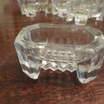 Crystal Mini candy holders with feet.