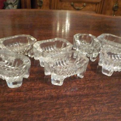 Crystal Mini candy holders with feet.