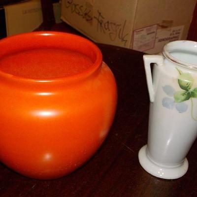 Vintage " Weller Vase" and Early European Vase.