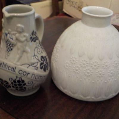 2- Amazing European Vases/ H.C. Selb Bavaria Vase and German Vase.