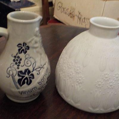2- Amazing European Vases/ H.C. Selb Bavaria Vase and German Vase.