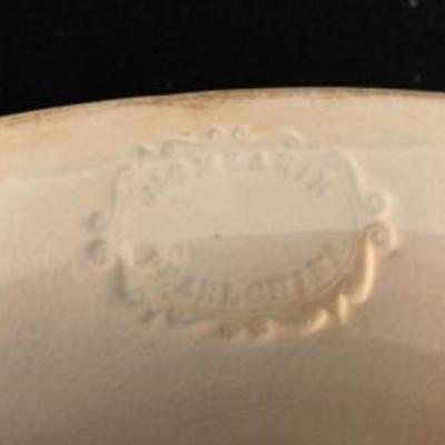 Large Antique English Ironstone Soup Tureen by J&G Meakin with  Ladle 
