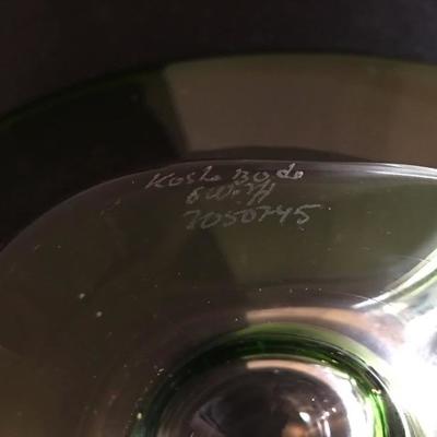 Kosta Boda Oblong-Form Center piece Charger Signed