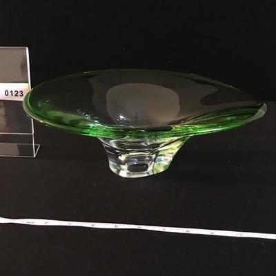 Kosta Boda Oblong-Form Center piece Charger Signed