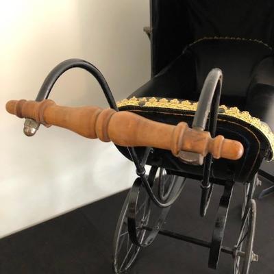 Restored Antique Victorian Era Doll Buggy 