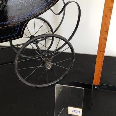 Restored Antique Victorian Era Doll Buggy 