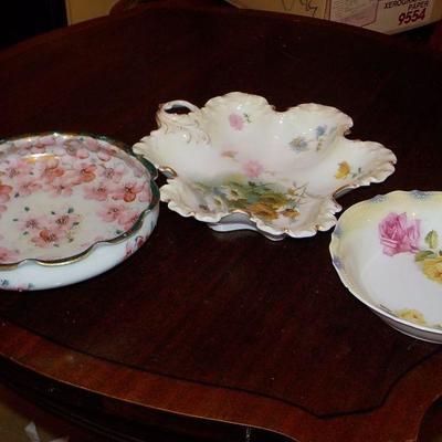 Vintage collector candy dishes/ RC. monbijou bavaria and pre war japan dishes.