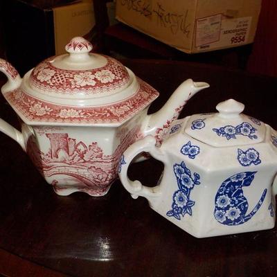 Stunning Tea  Pots / English .