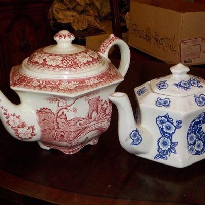 Stunning Tea  Pots / English .