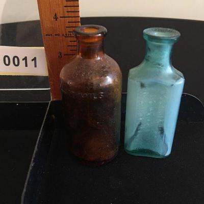 Antique Dockum and Higginson - Wichita glass bottle + 1 more