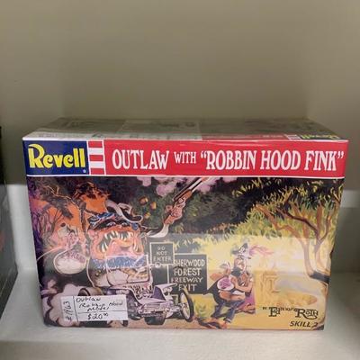 Revell outlaw w/Robin Hood fink model sealed 
