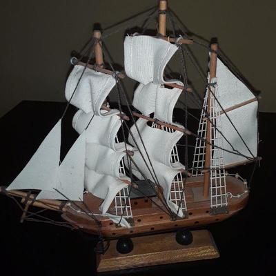 Mayflower wooden model